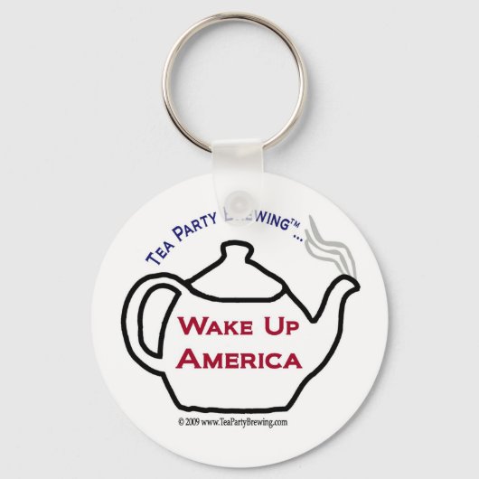 TP0101 Wake Up America Sleutelhanger (Voorkant)