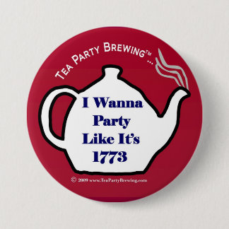 TP0102 de Partij van de Tea alsof het 1773 Button