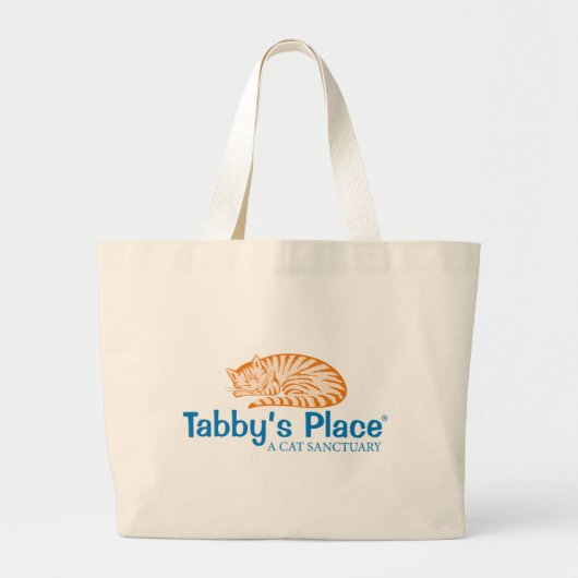 TP logo clear.jpg Grote Tote Bag (Voorkant)