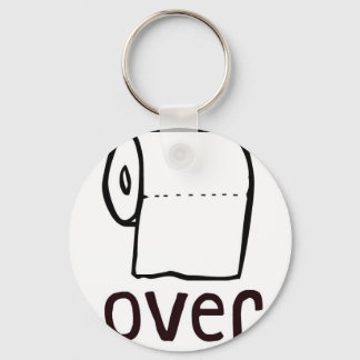 TP-toiletpapier over Sleutelhanger
