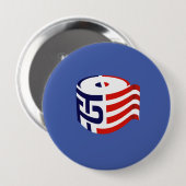 TP - toiletpapier - volledig - Ronde Button 4,0 Cm (Voorkant /achterkant)