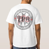 tpb member vit t-shirt (Achterkant)