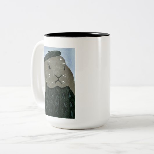 TPII "Ce n'est pas de l'art" Bunny Mug (Devant gauche)