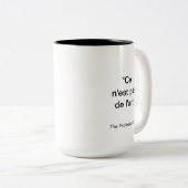 TPII "Ce n'est pas de l'art" Bunny Mug (Devant droit)