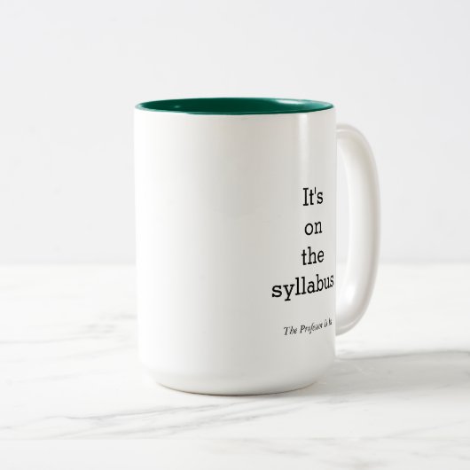 TPII C'est sur le syllabus Mug (Devant droit)