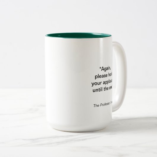 TPII Grumpy Graduation PhD Rabbit Mug (Devant droit)