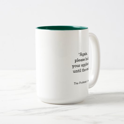 TPII Grumpy Graduation PhD Rabbit Mug (Devant droit)