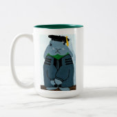 TPII Grumpy Graduation PhD Rabbit Mug  (Gauche)