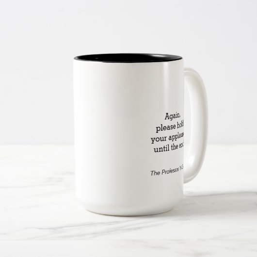 TPIO Grumpy Graduation PhD Rabbit Mug  (Devant droit)