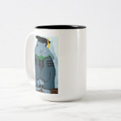 TPIO Grumpy Graduation PhD Rabbit Mug  (Devant gauche)