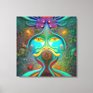 Tpixx unieke kunst Creëer door AI Canvas Afdruk
