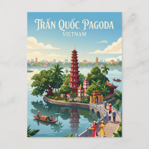 Trấn Quốc Pagoda Vietnam Briefkaart