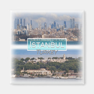 TR0028 Europa, Turkije, Istanbul, Koelkast Magneet