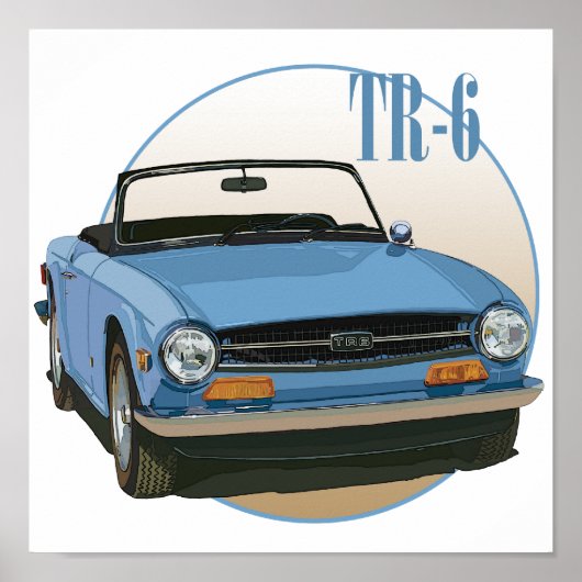 TR6 POSTER (Voorkant)
