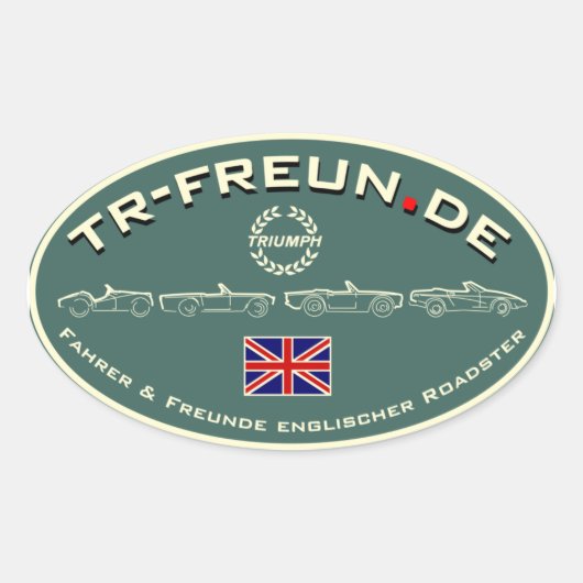 TR-Freun.de Autocollants ovale (Devant)