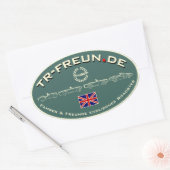 TR-Freun.de Autocollants ovale (Enveloppe)