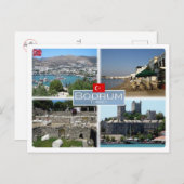 TR Turkije - Bodrum - Briefkaart (Voorkant / Achterkant)