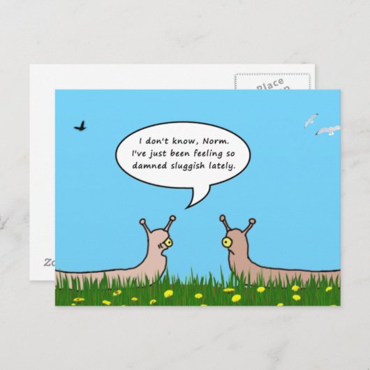 Traag Briefkaart (Voorkant / Achterkant)