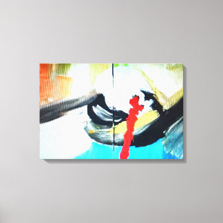 Traan van Bloed - Bewegende Schilderij Canvas Afdruk