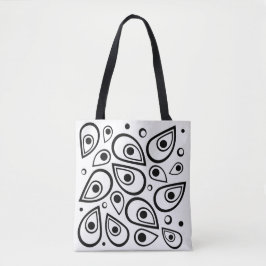 Traandruppels Abstracte Canvas tas