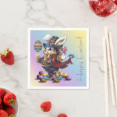  traangas paasbunny Napkins Servet (Insitu)