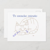 traangatkaart briefkaart (Voorkant / Achterkant)