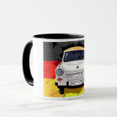 Trabant Car en German Flag, Berlin Wall Mok (Voorkant links)