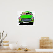 Trabant Car in Green, Berlijn Poster (Keuken)