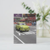 Trabant in Manhattan Briefkaart (Staand voorkant)