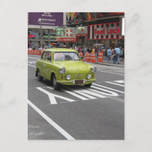 Trabant in Manhattan Briefkaart