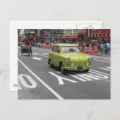Trabant in Manhattan Briefkaart (Voorkant / Achterkant)