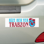 Trabzonspor Bumpersticker (Op auto)