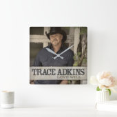 Trace Adkins Vierkante Klok (Huis)