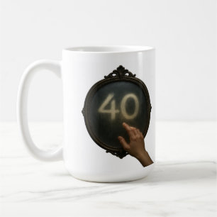 Trace de quarante : Anniversaire de la Mug Miroir