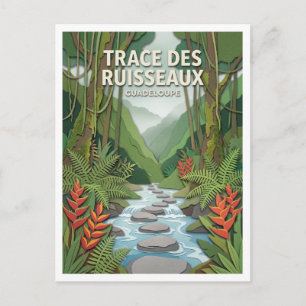 Trace des Ruisseaux Saint-Claude Guadeloupe Briefkaart