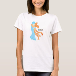 Trace en Flora, twee keer T-shirt