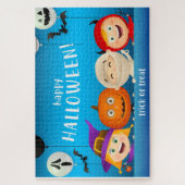 Trace ou traitement Halloween Jigsaw Puzzle (Vertical)