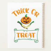 Tracer ou traiter les os croisés Halloween visage (Dos)