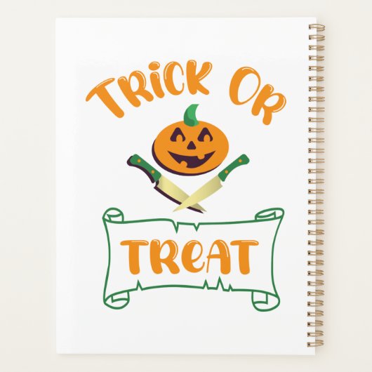 Tracer ou traiter les os croisés Halloween visage  (Dos)