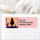 Traces étiquette de adresse de style de fin ~EZ2 M (En situation)