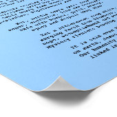 Traces Poetry-Poster Poster (Hoek)