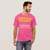 Traceur Trainer Definition Parkour T-shirt (Voorkant volledig)