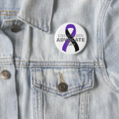 Tracheostomie Advocate Ribbon White Button (In situ)