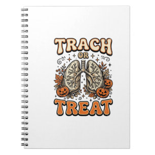 Tracheostomie Halloween Verpleegster Trick Or Trea Notitieboek