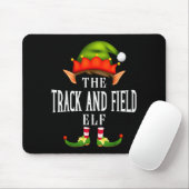 Track And Field Elf Group Funny Christmas Pajama P Muismat (Met muis)