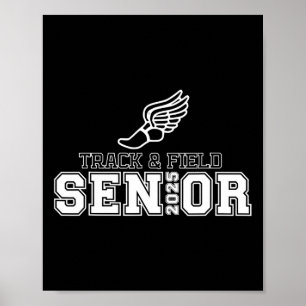 Track and Field Senior 2025 Afstuderen Jaar 1 Poster