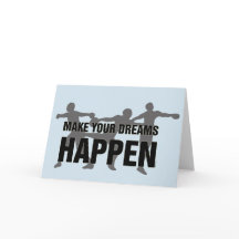 Track & Field Season Good Luck Kaart