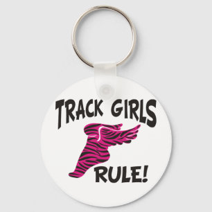 TRACK GIRLS BLACK OP HOT PINK SLEUTELHANGER