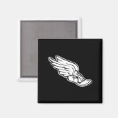 Track Logo Magnet Zwart Magneet (Voorkant / Achterkant)