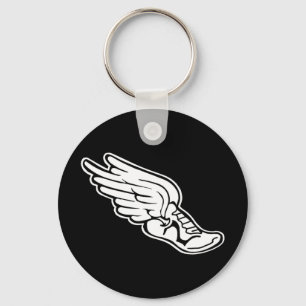 Track Logo Sleutelhanger Black